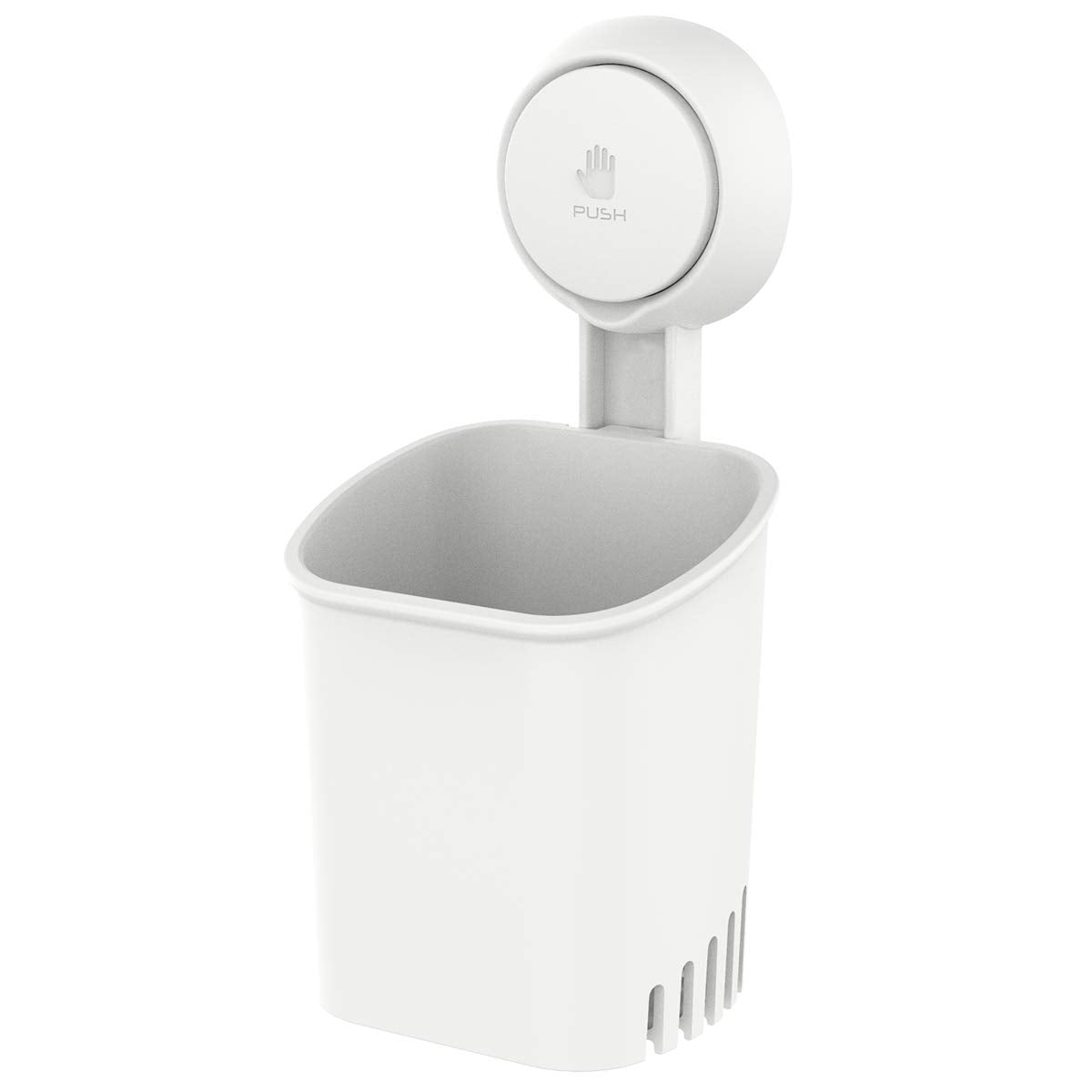 Leverloc Suction Toothbrush Holder, Drill-Free Removable Shower Toothbrush Holder For Wall, Powerful Toothpaste Toothbrush Sucti