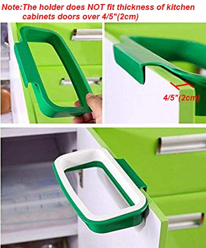 Lunies Over The Cabinet Plastic Trash Bag Holder For Kitchen, Under Sink Trash Can, Grocery Bag Holder For Rv,Bathroom, Dorm Roo