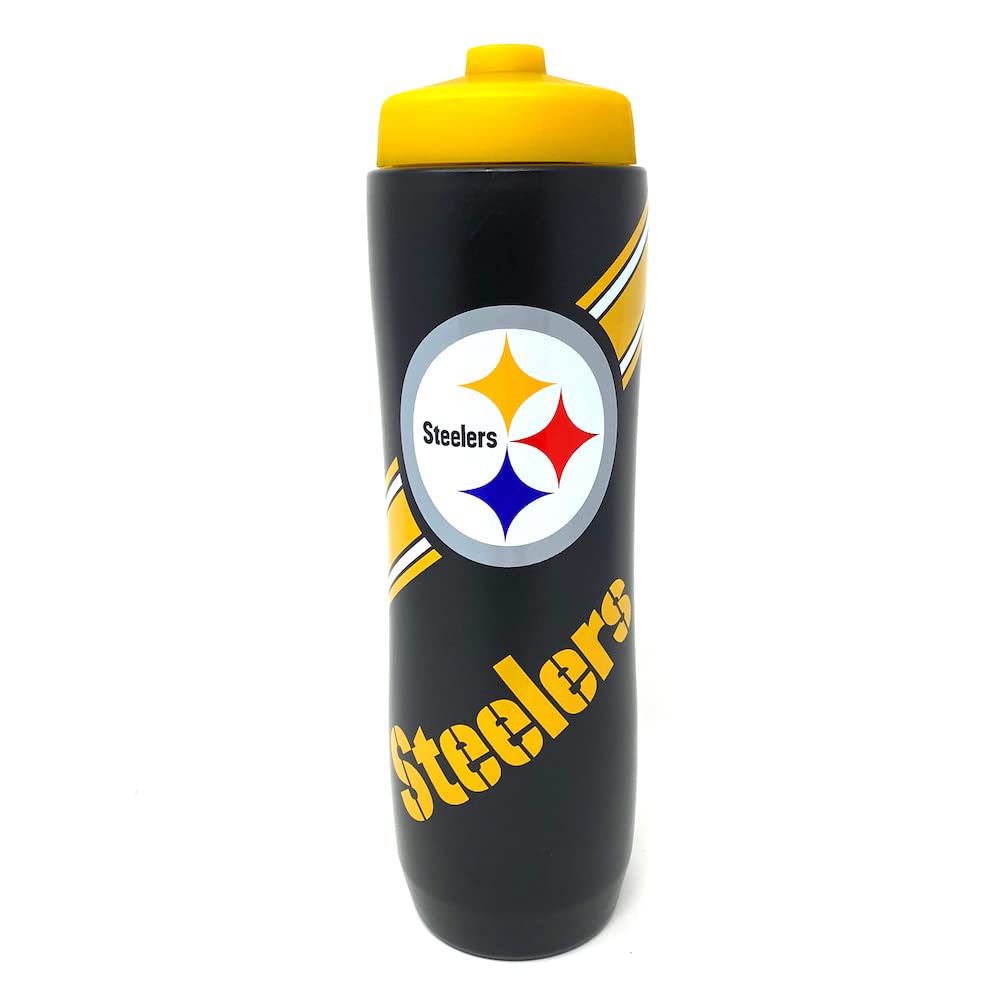 NFL Pittsburgh Steelers Squeezy Water Bottle