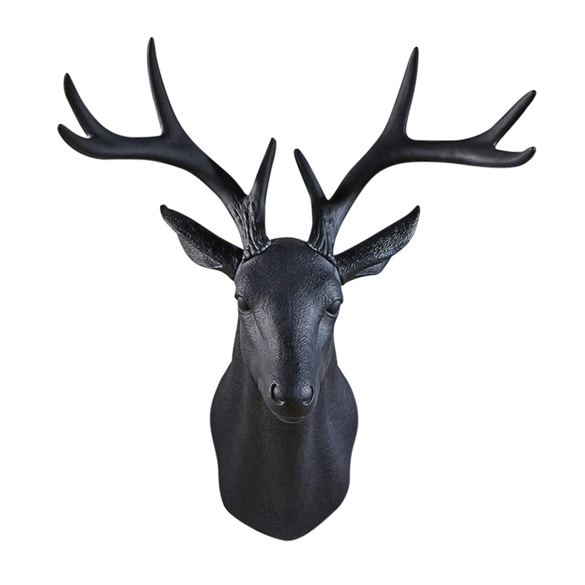 Notakia 20 inch Large Wall Charmers Large Faux Deer Head Faux Taxidermy Animal Head Wall Decor - Handmade Farmhouse Decor - Rust