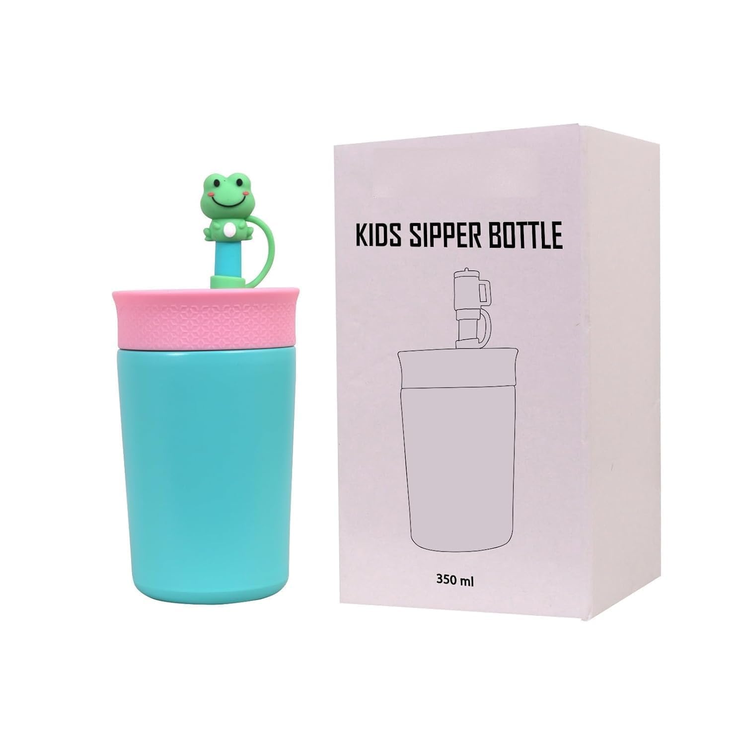 Batbird Toddler Water Bottle With Straw, Kids Sipper Cup Bpa Free Leak Resistant Drinking Bottle For Preschool, Daycare, Travel 