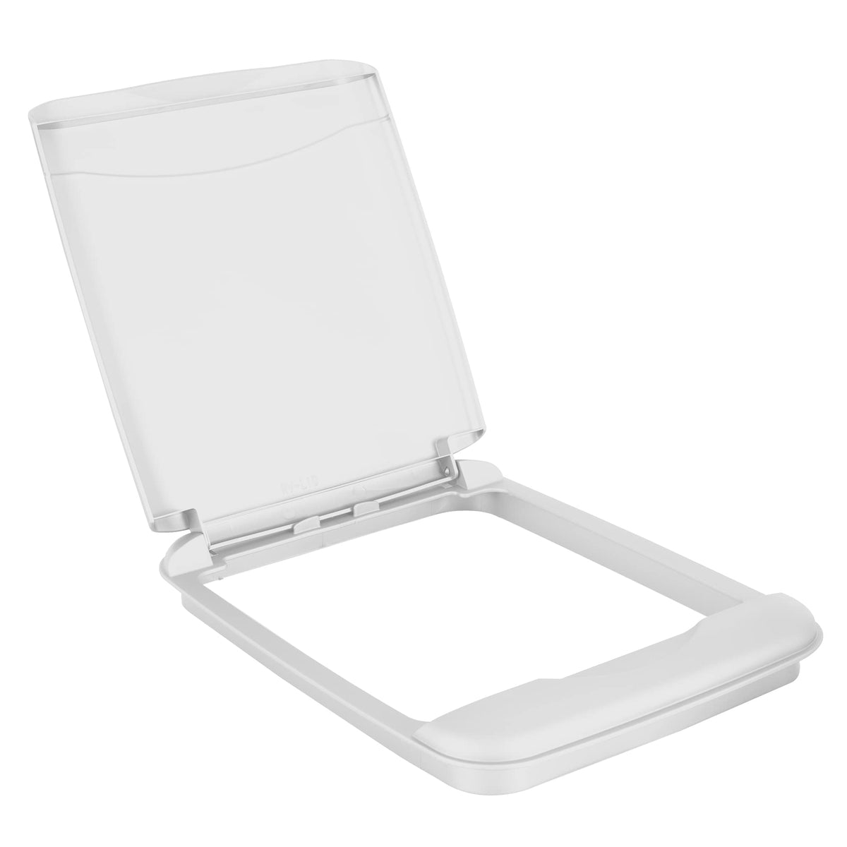 Rev-A-Shelf 35 Qt Under Sink Garbage Can Lid For Base Kitchen And Bathroom Cabinet, Replacement Plastic Trash Bin Lid Only, Whit