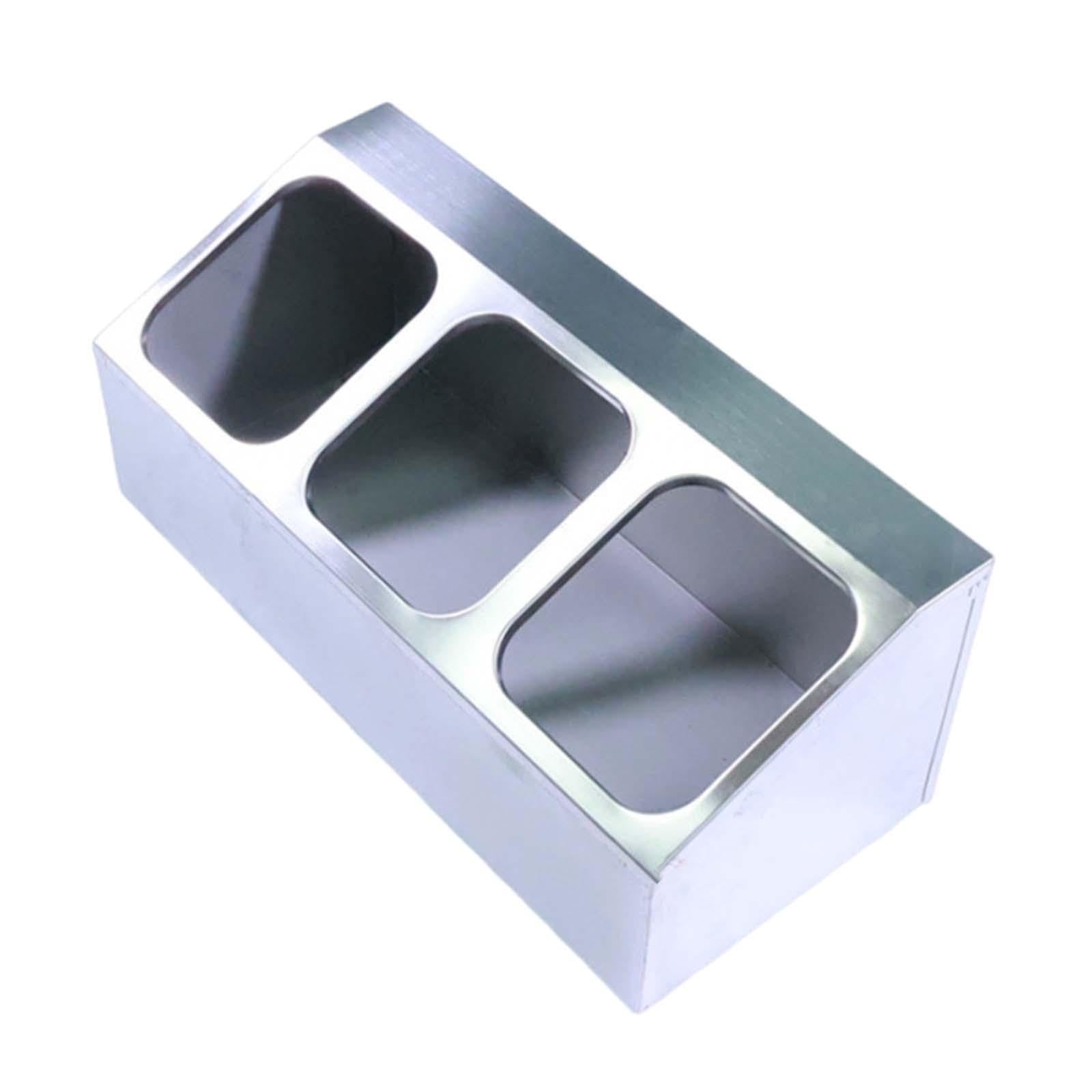 Ujeavette Stainless Steel Spice Rack Milk Tea Shops Food Van Food Container For Grains