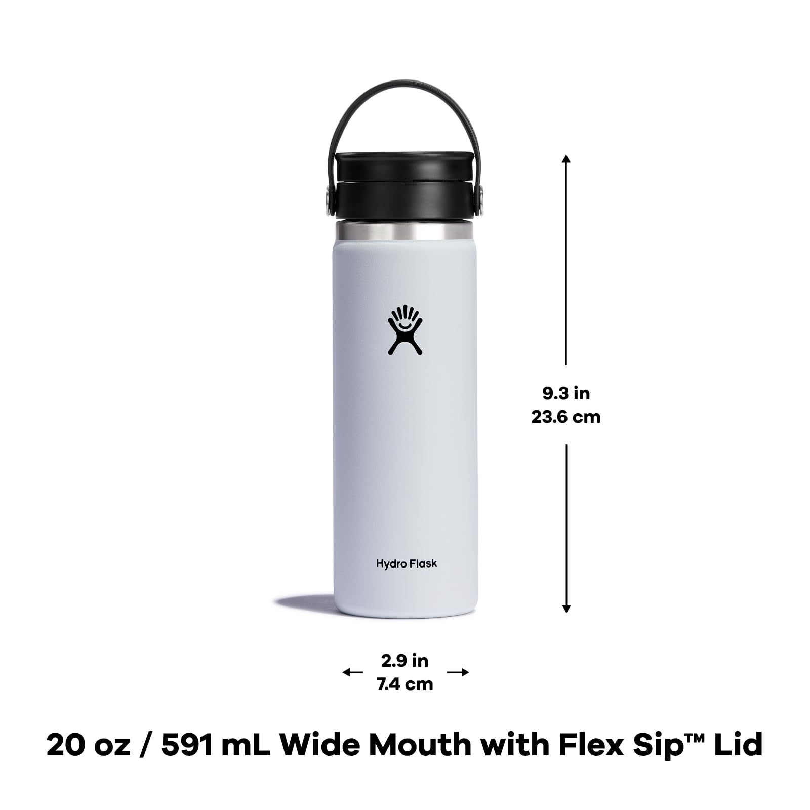 Hydro Flask 20 Oz Wide Mouth Flex Sip Lid Fossil
