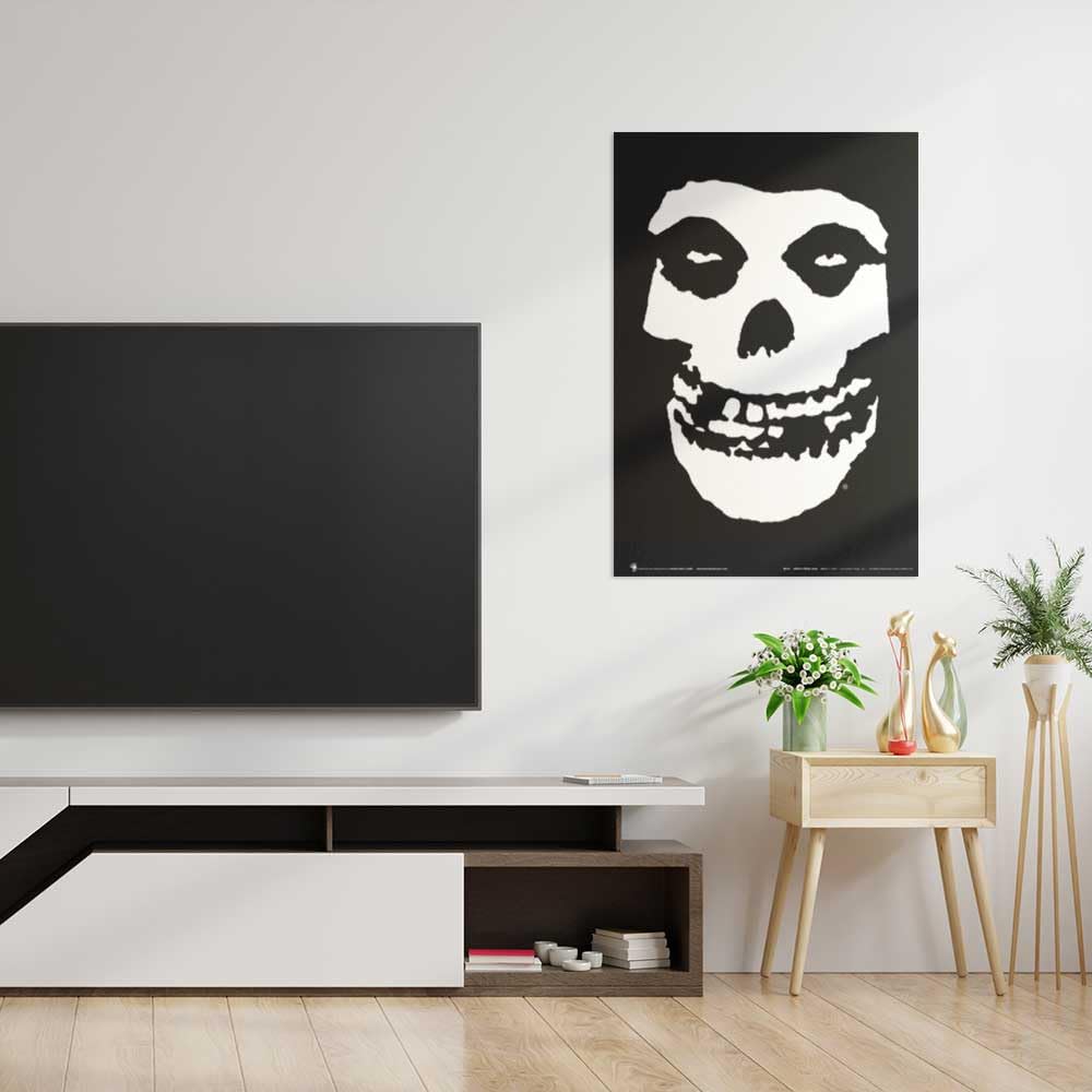 The Misfits (Skull, No Text) Music Poster Print Poster Poster Print, 24X36