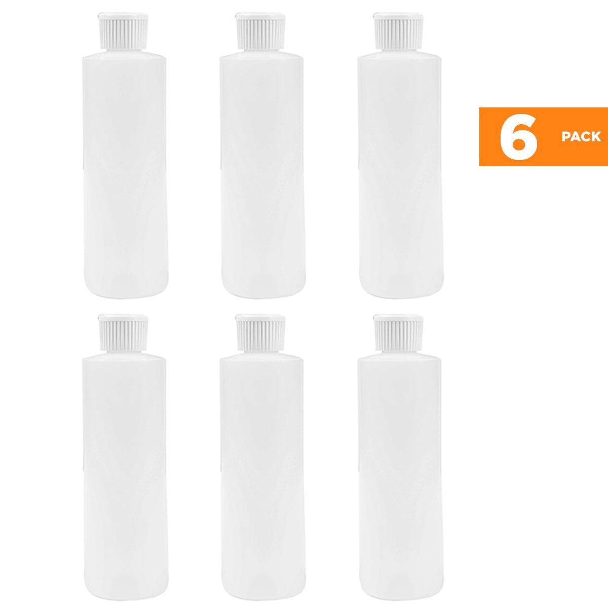 8 Oz Plastic Cylinder Bottle With Flip-Top Pour Spout (6)