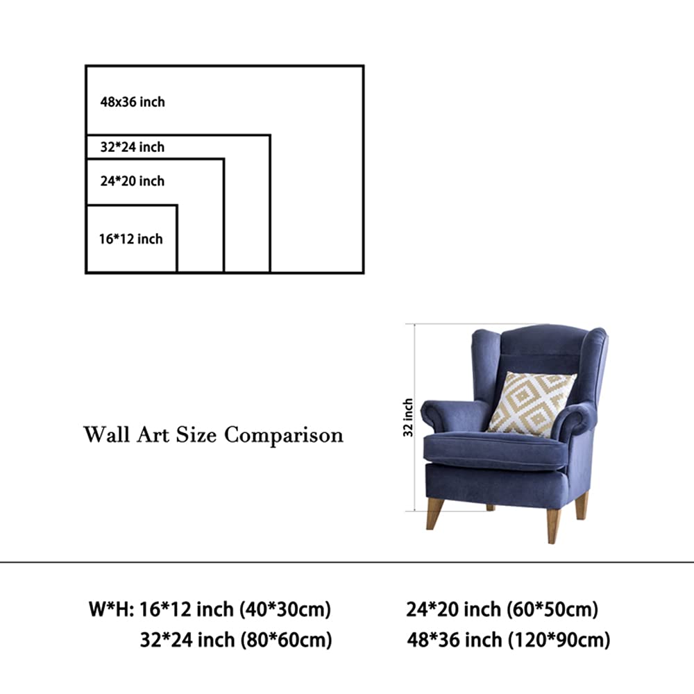 Wieco Art Starry Night Over The Rhone By Van Gogh Classical Oil Paintings Reproduction Large Modern Stretched And Framed Canvas