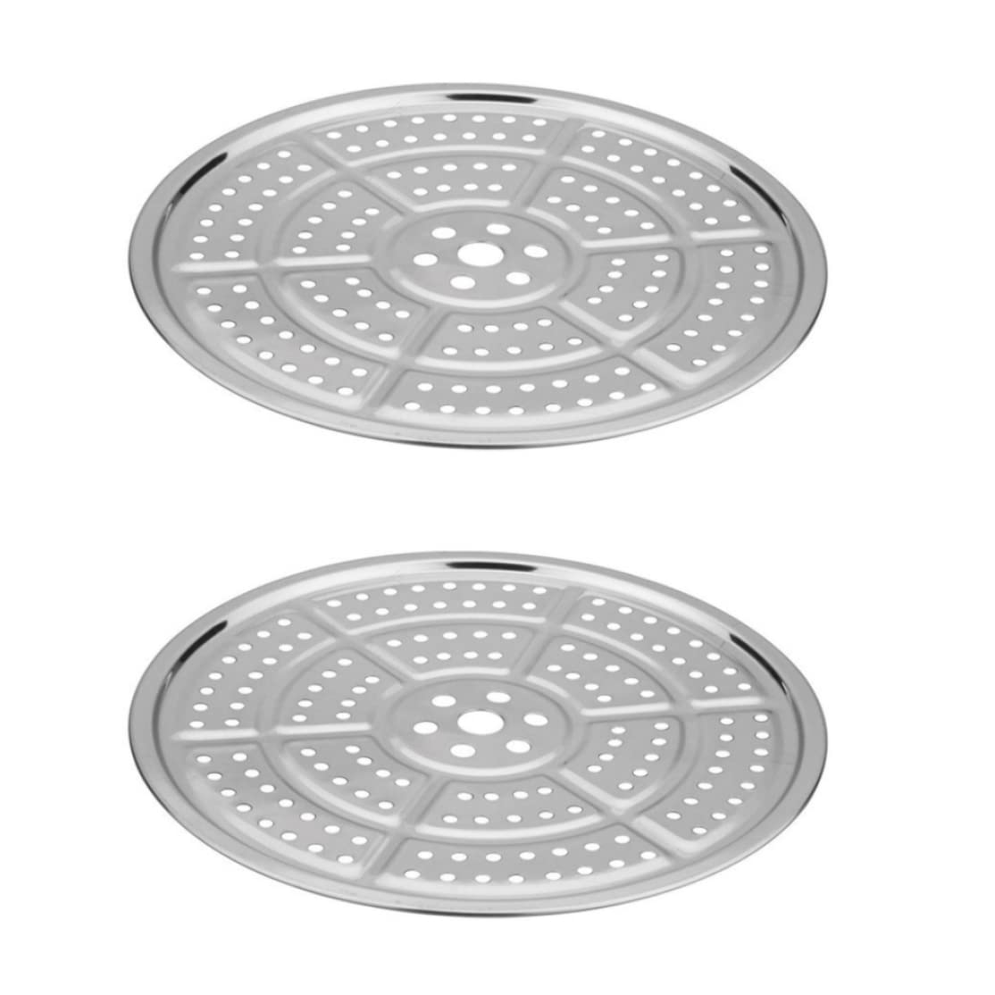 2Pack Stainless Steel Canner Rack, 14Inch Pressure Canning Rack Durable Canning Racks Round Canner Rack Steaming Tray for Press