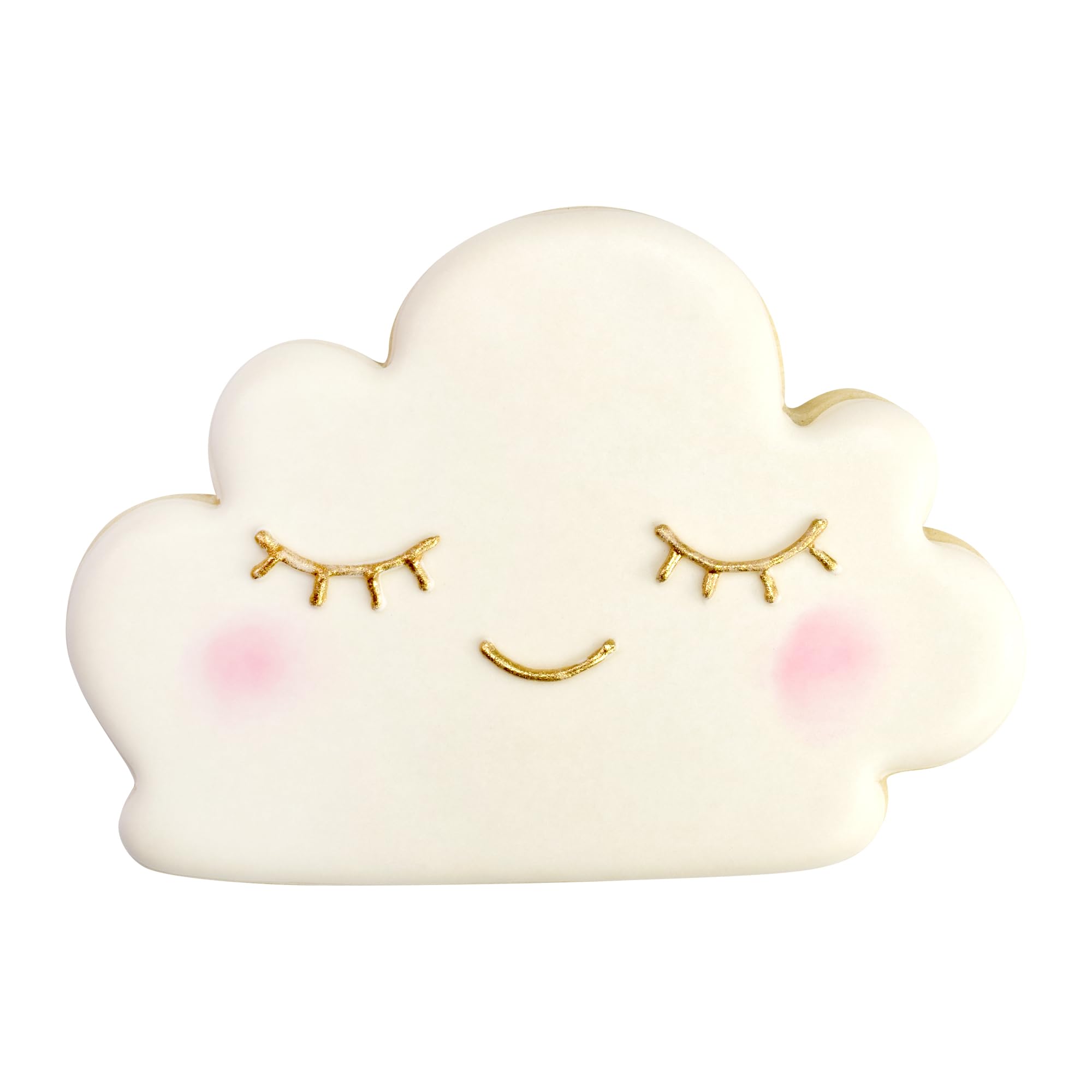 Cybrtrayd R&M Cloud 4'' Cookie Cutter, One Size, Metallic