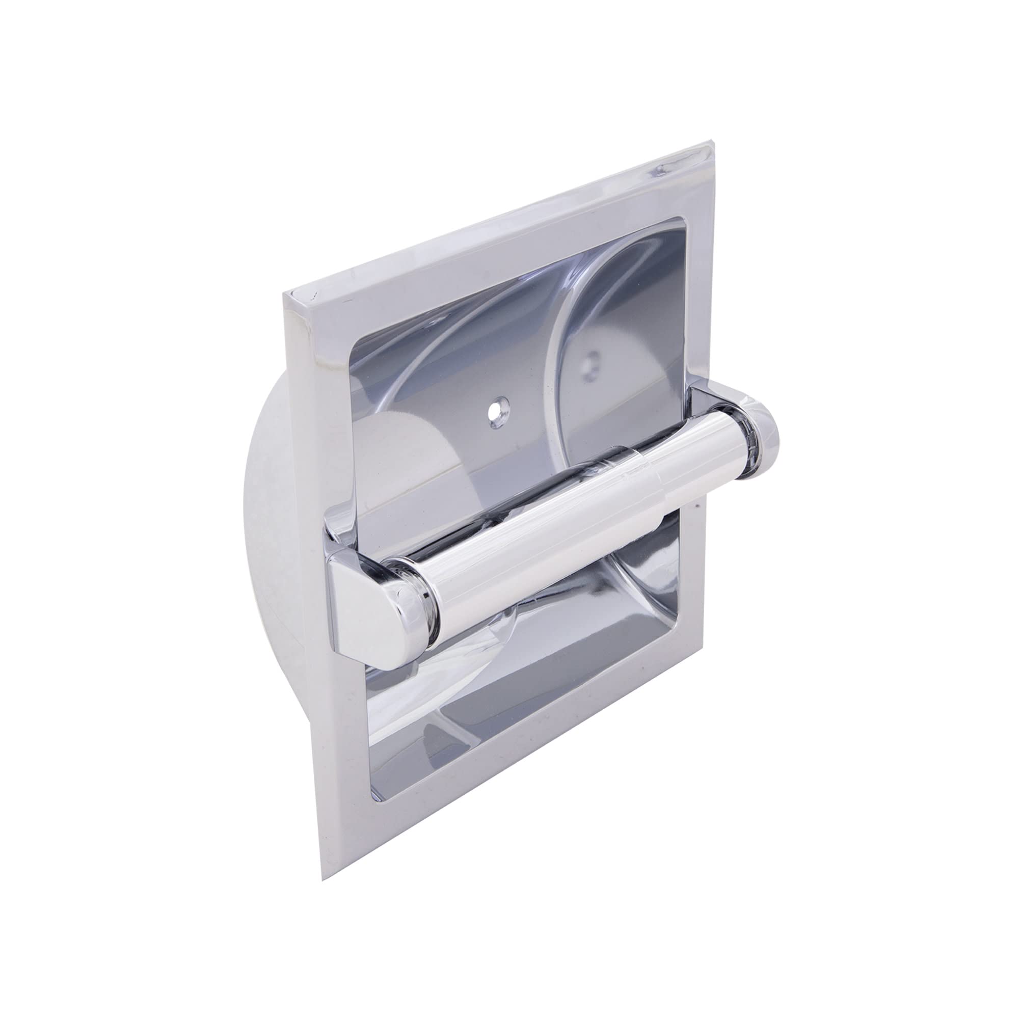 Design House 533125 Millbridge Recessed Toilet Paper Holder Polished Chrome