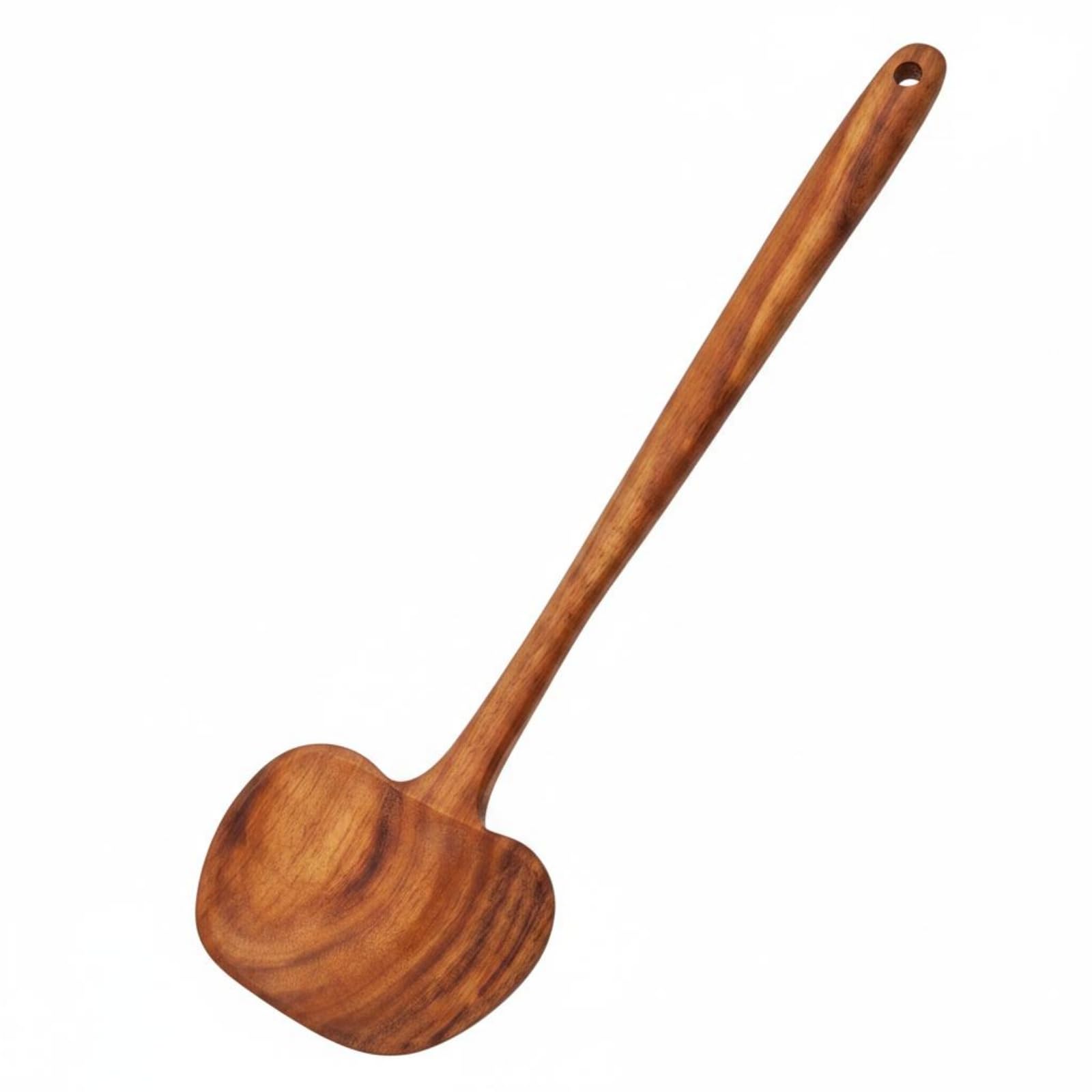 Ecomistiq Fungus Spatula HeatResistant Wooden NonStick Safe Wood Turner For StirFrying, Acacia Mushroom | Cooking Utensils Ki