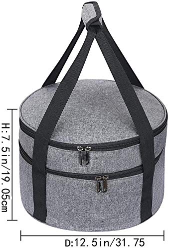 Double Decker Casserole Carrier For Hot Or Cold Food,Pie Carrier,Casserole Carrier,Casserole Dish Carrying Case,Insulated Food W