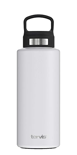 Tervis Triple Walled Powder Coated Stainless Steel Insulated Tumbler Cup Keeps Drinks Cold & Hot, 32Oz With High Performance Lid