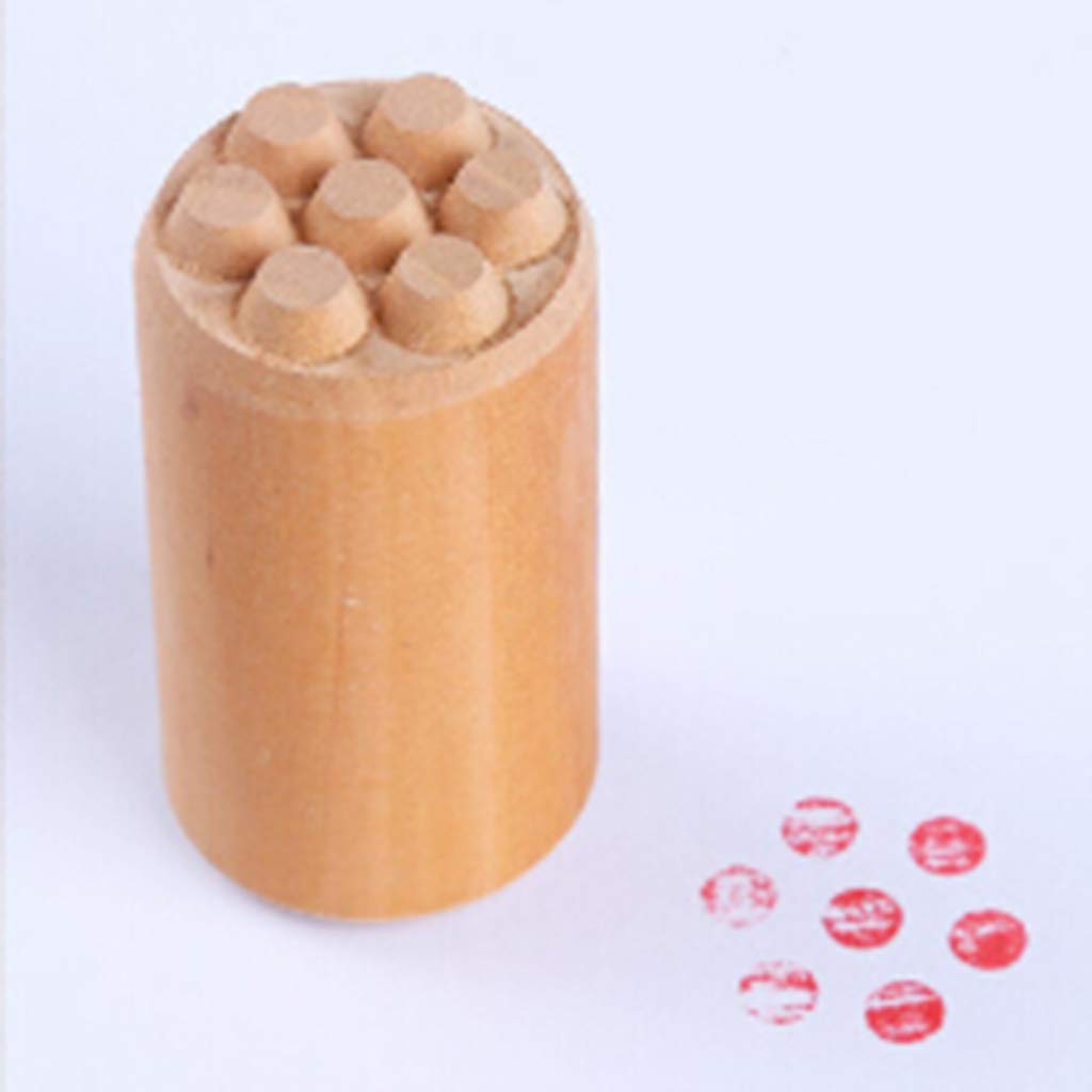 Xdodnev 5Pcs/Set Cake Mold Wood Dessert Seal Stamp Chinese Moon Cookie Baking Decorating