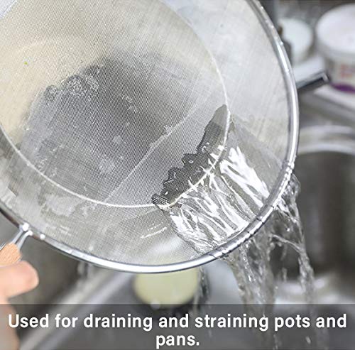 3 Pieces Grease Splatter Screen For Frying Pan, Splatter Guard Mesh Stainless Steel Grease Guard Shield For Kitchen Frying Pan C