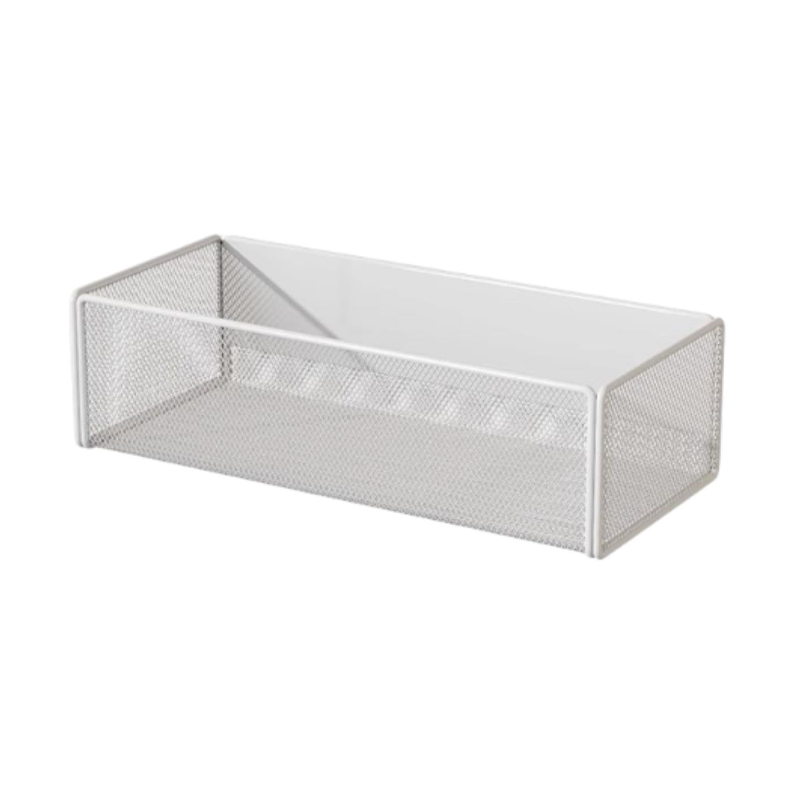 UJEAVETTE Spice Organizer Shelf Magnetic Spice Rack for Refrigerator Household Kitchen White