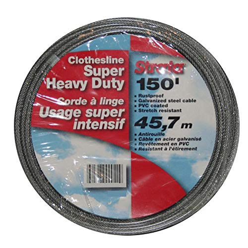 4 X 3/16 Inch(S) X 150' Pvc Durable Clothesline