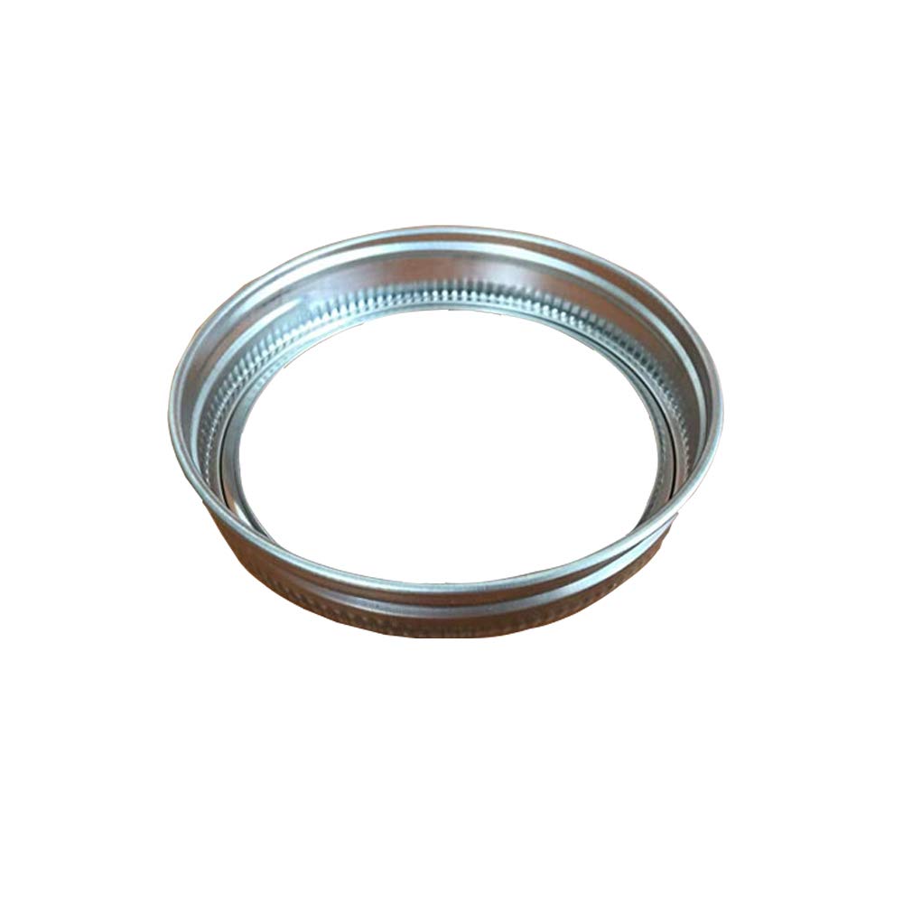 Mason Jar Replacement Rings Or Tops Durable & Rustproof Tinplate Metal Bands/Rings For Mason Jar, Jar, Canning Jars,Storage (Set