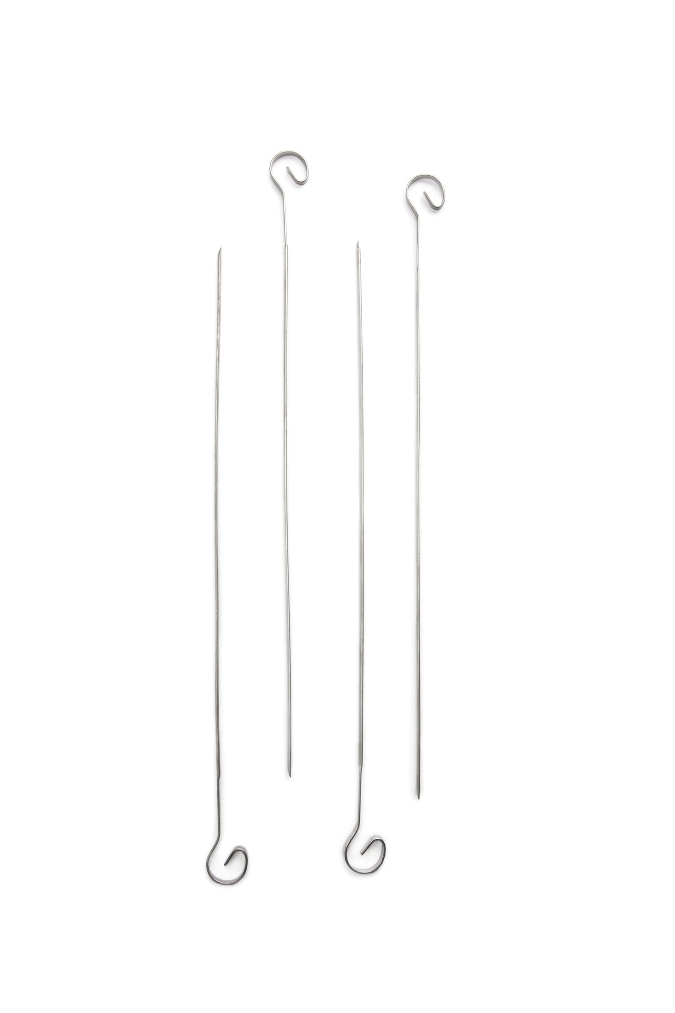 Fox Run Stainless Steel Bbq Skewers, 14-Inch, Metallic