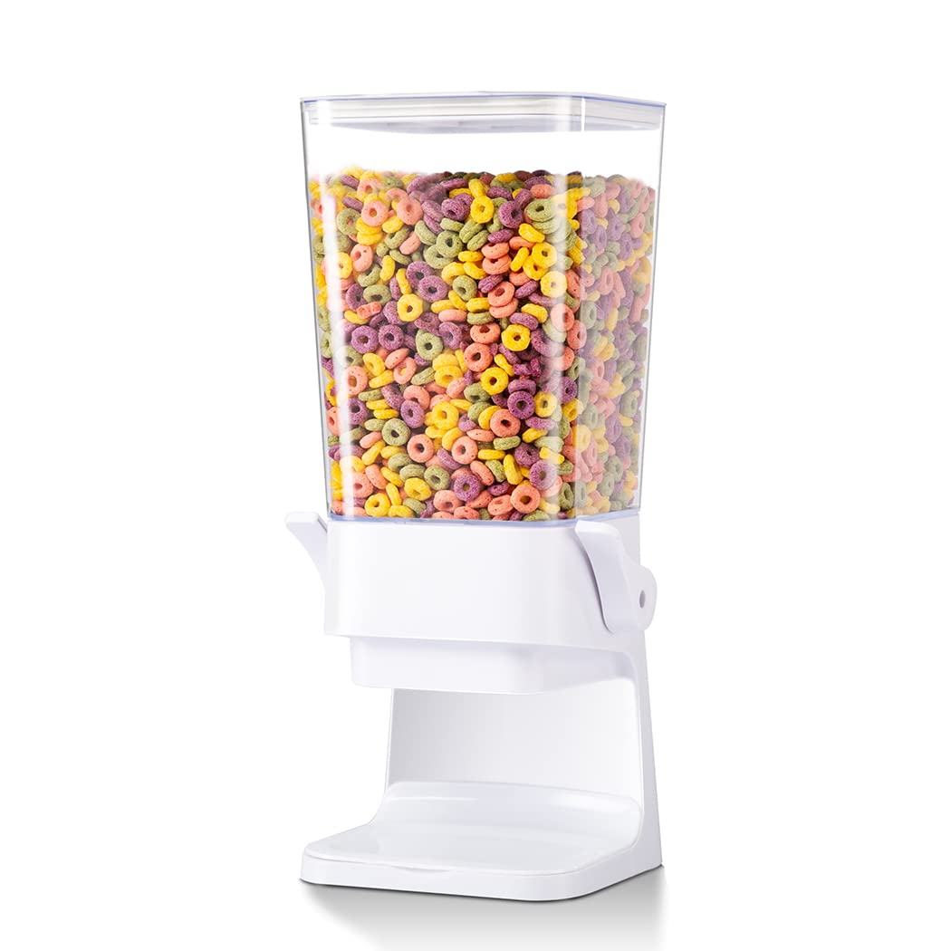 Cereal Dispenser Countertop With Lids, 5L Organization And Storage Containers For Kitchen And Pantry, Plastic Containers For Foo
