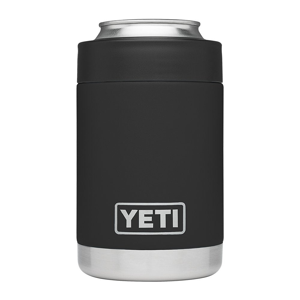 Yeti Rambler Vacuum Insulated Stainless Steel Colster, Black Duracoat