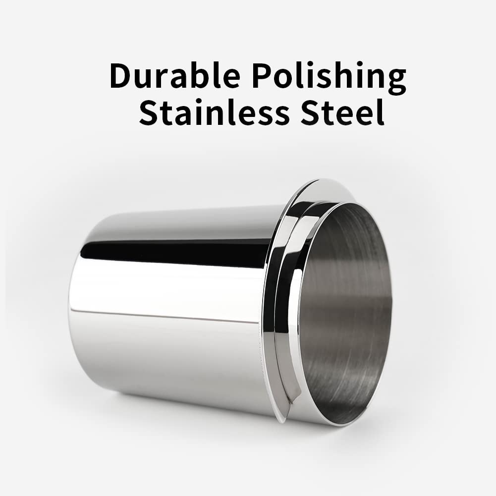 Watchget 58Mm Dosing Cup, Espresso Coffee Dosing Cup Compatible With 58Mm Portafilters, Stainless Steel Espresso Machine Accesso