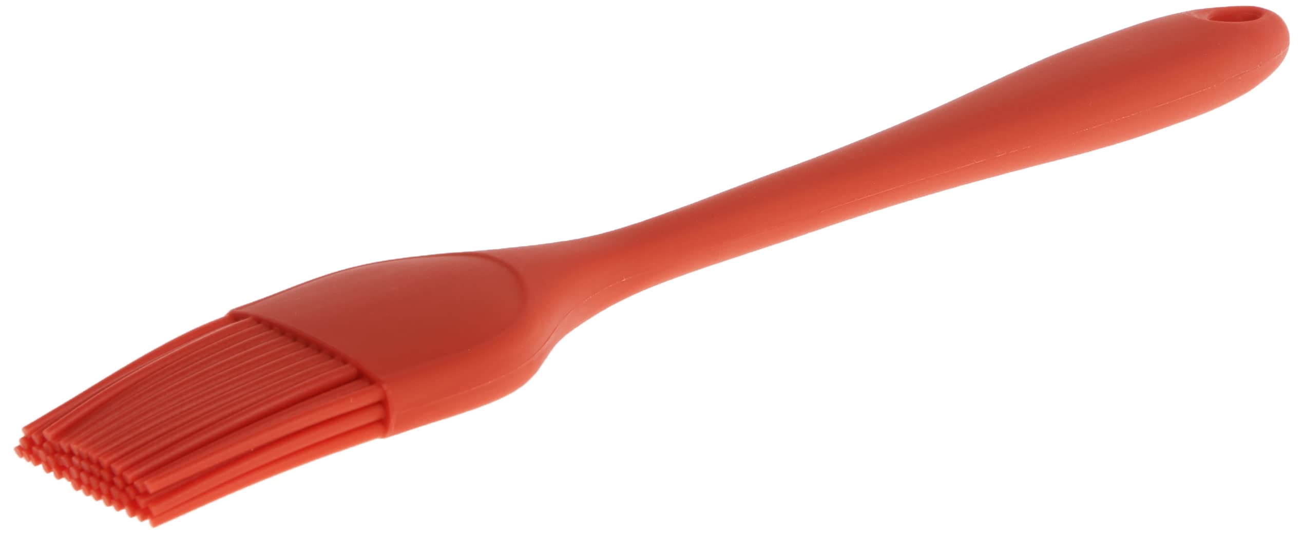 Mrs. Andersons Baking Basting Brush, Heat-Resistant Flexible Nonstick Silicone, 10.75-Inches, Cherry