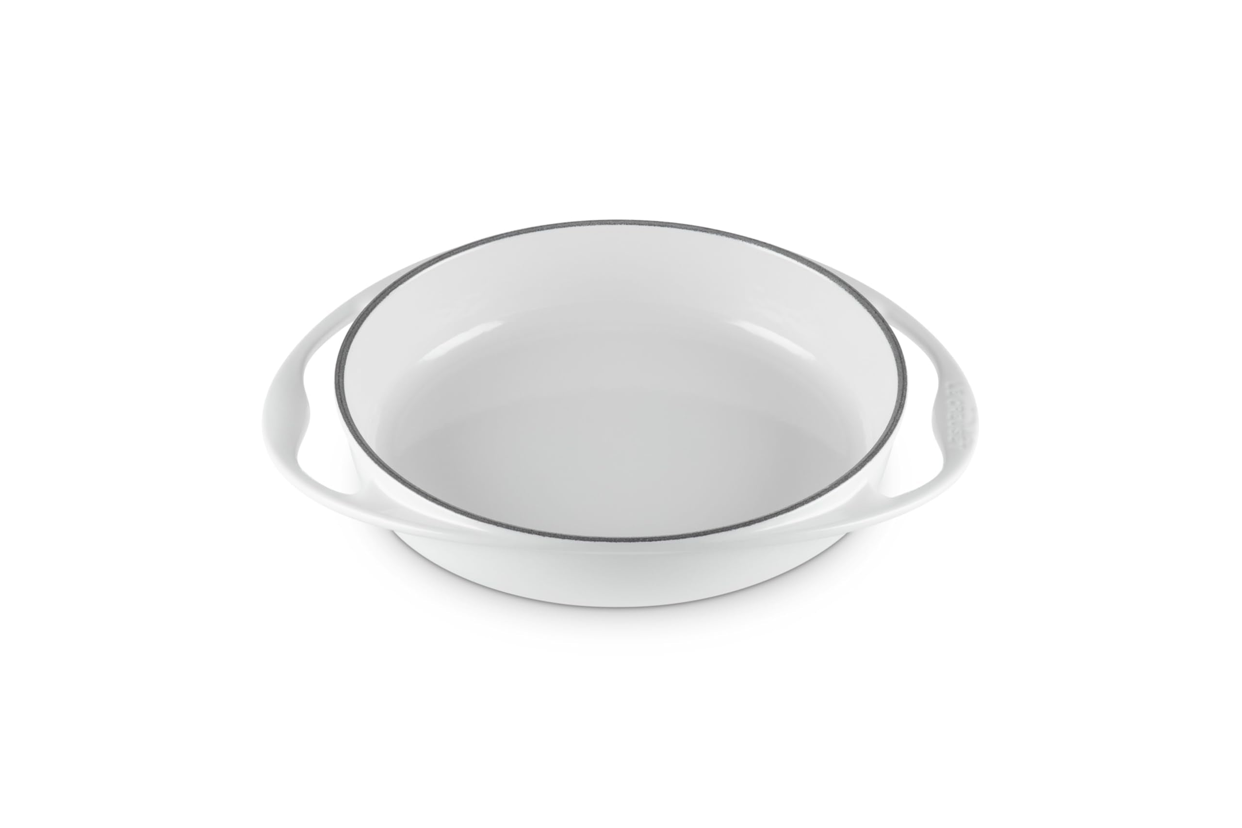 Le Creuset Enameled Cast Iron Traditional Round Tarte Tatin Dish, 2 qt., White