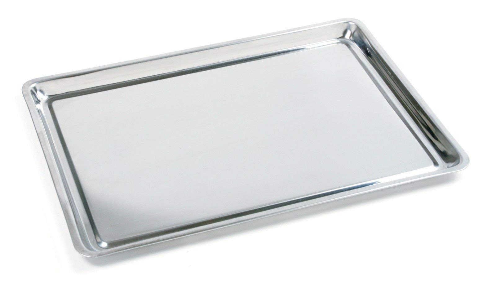 Norpro Stainless Steel Jelly Roll Baking Pan, 15"x10"x1", Chrome, Model 3865