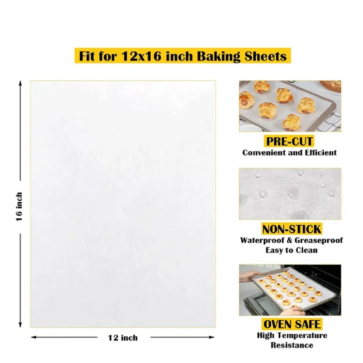 Alu-Freshh Plain Food Wrapping Paper 320 Sheet (Pack Of 10)