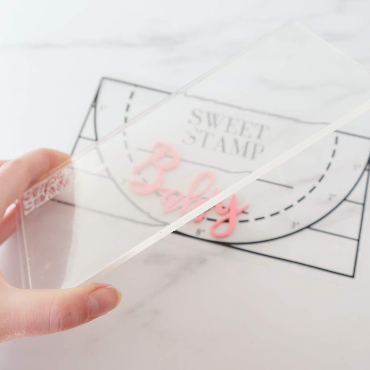 Sweet Stamp by AmyCakes Large Rectangular PickUpPad for Embossing Cakes and Cupcakes