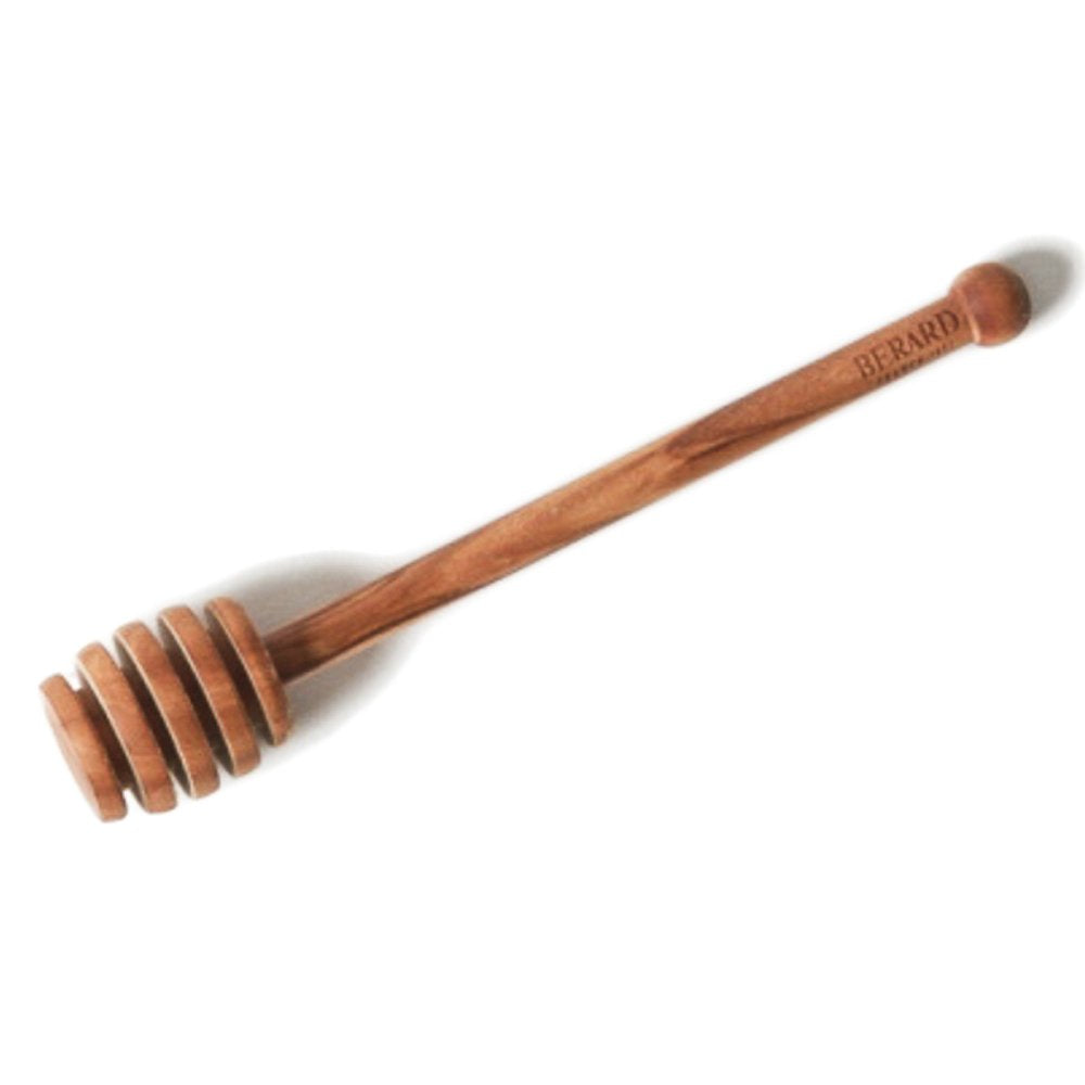 Berard Olive Wood Honey Dipper, 6 Inch, Brown