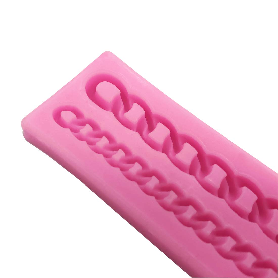 Diamond Chain Silicone Fondant Mold Cake Decorating Pastry Gum Pastry Tool Kitchen Tool Sugar Paste Baking Mould Cookie Pastry
