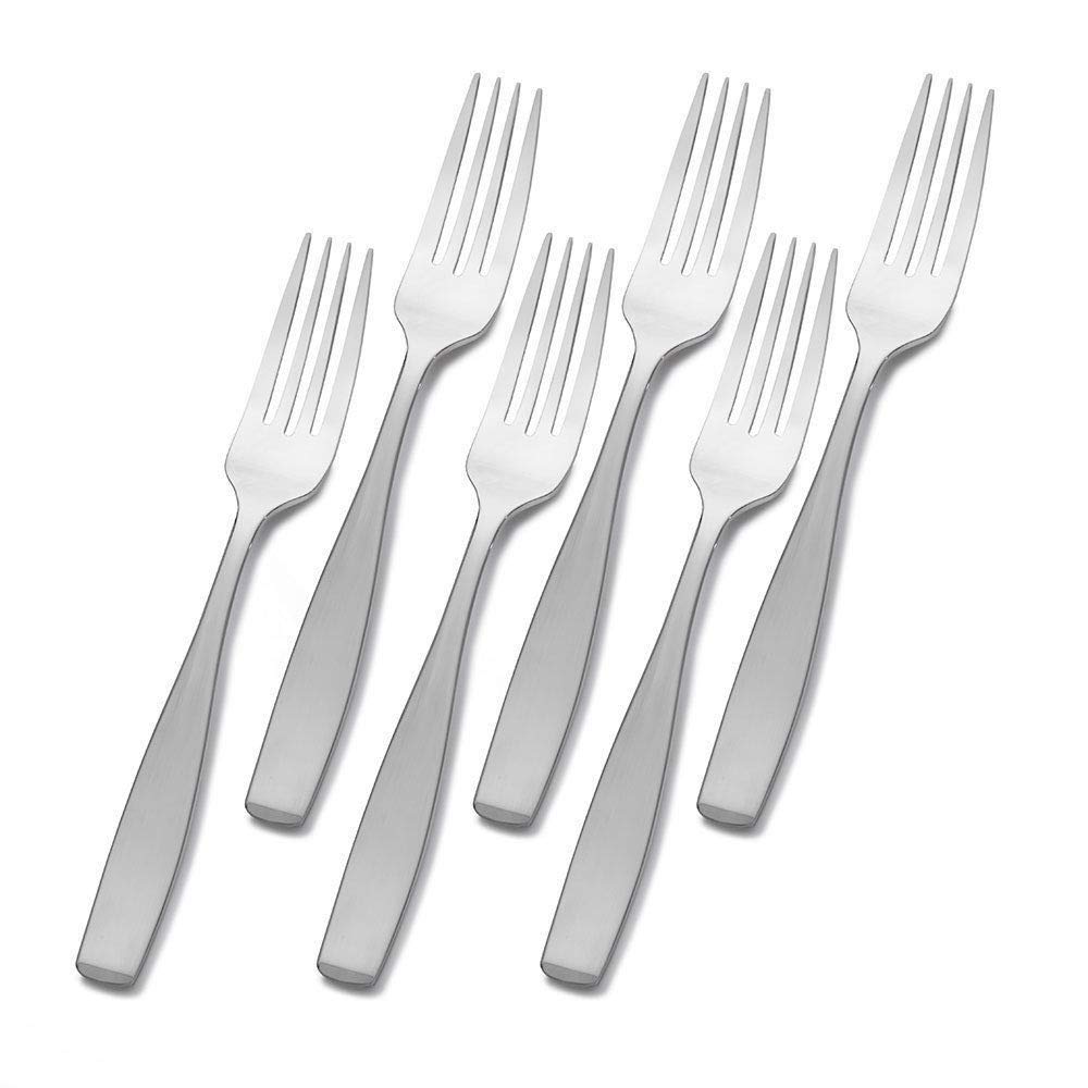 Mikasa Satin Loft Stainless Steel Dinner Fork, Set Of 6