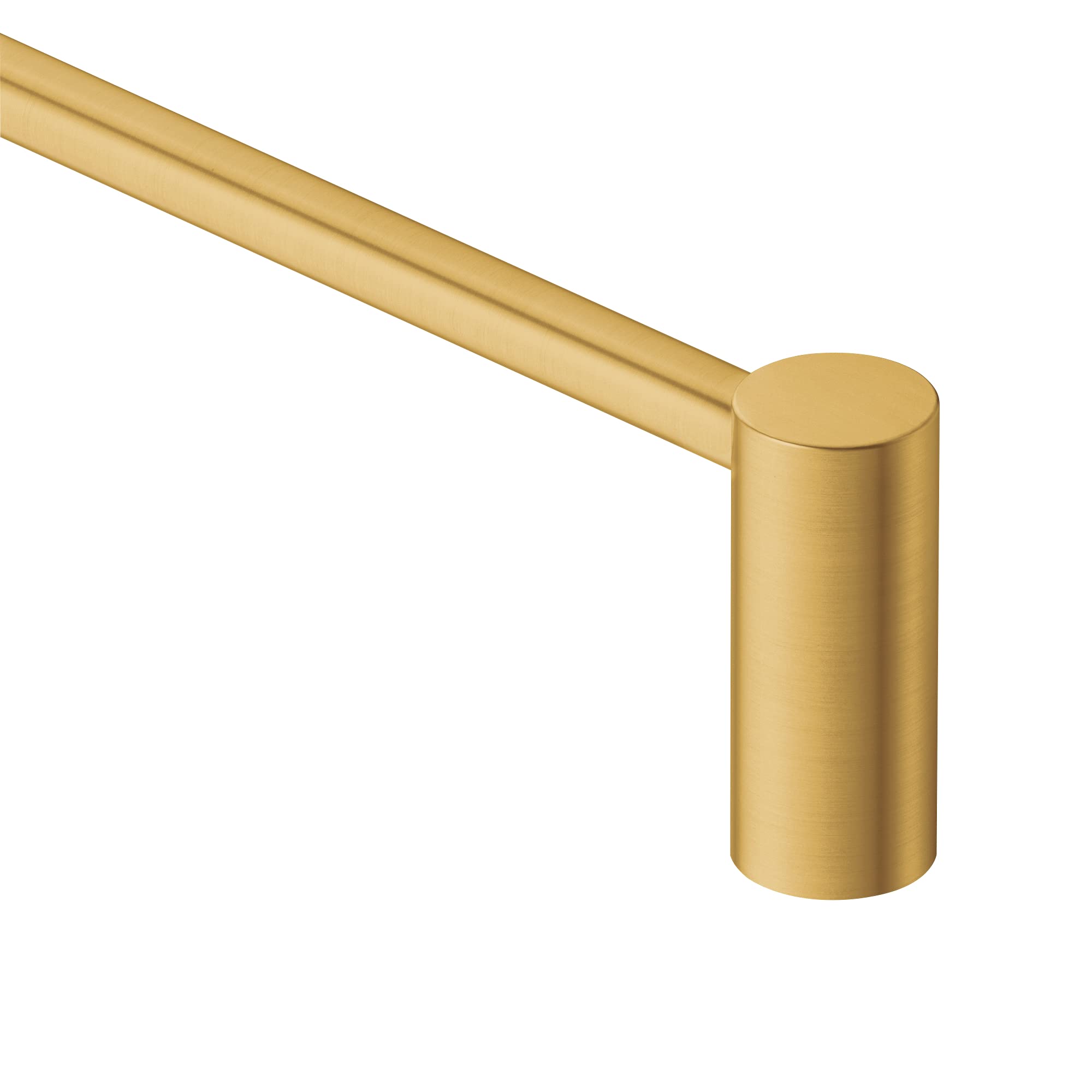 Moen Align Brushed Gold 18-Inch Modern Single -Towel Bar, Yb0418Bg