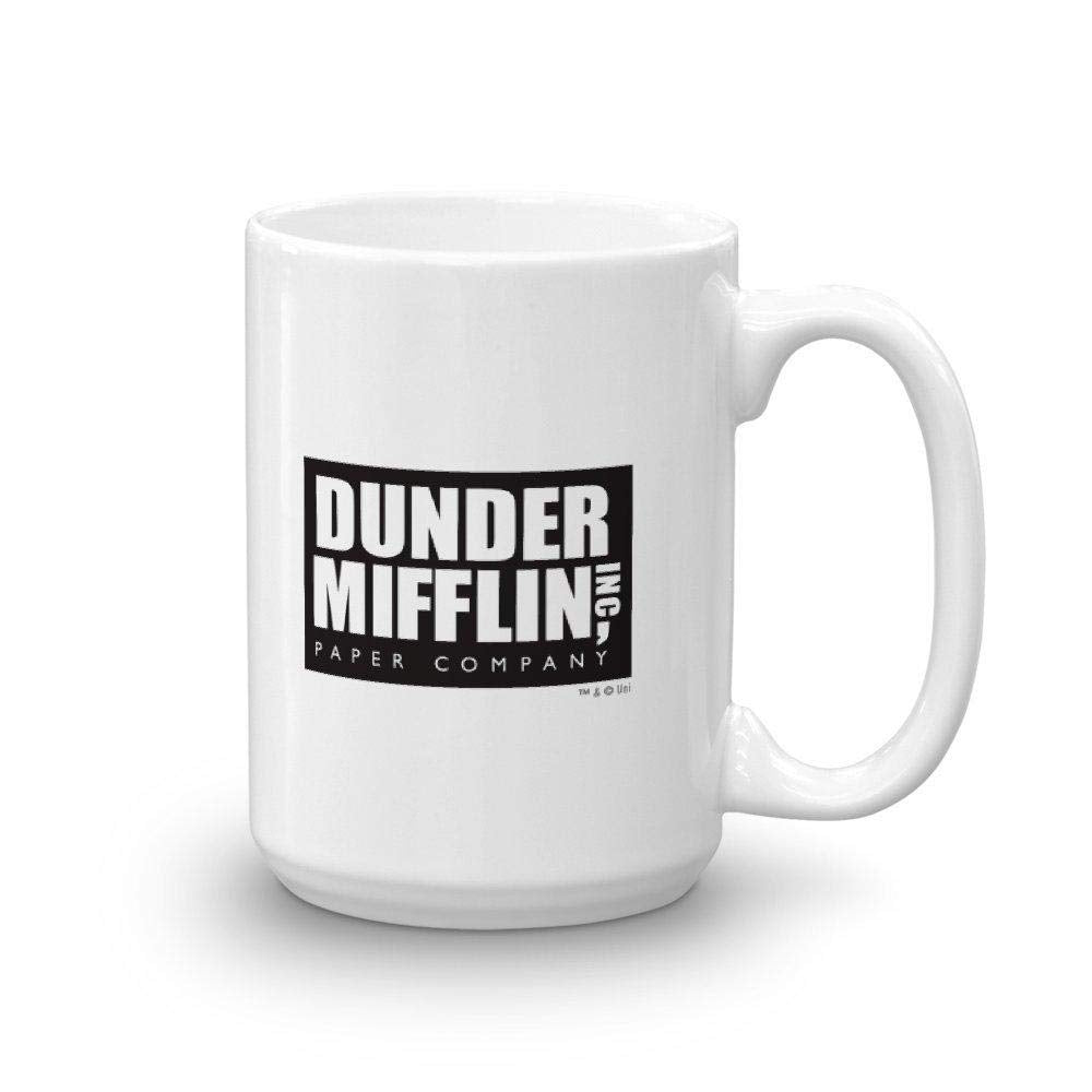 The Office World's Best Boss Dunder Mifflin Ceramic Mug  White 11 oz - Official Michael Scott Mug As Seen On The Office