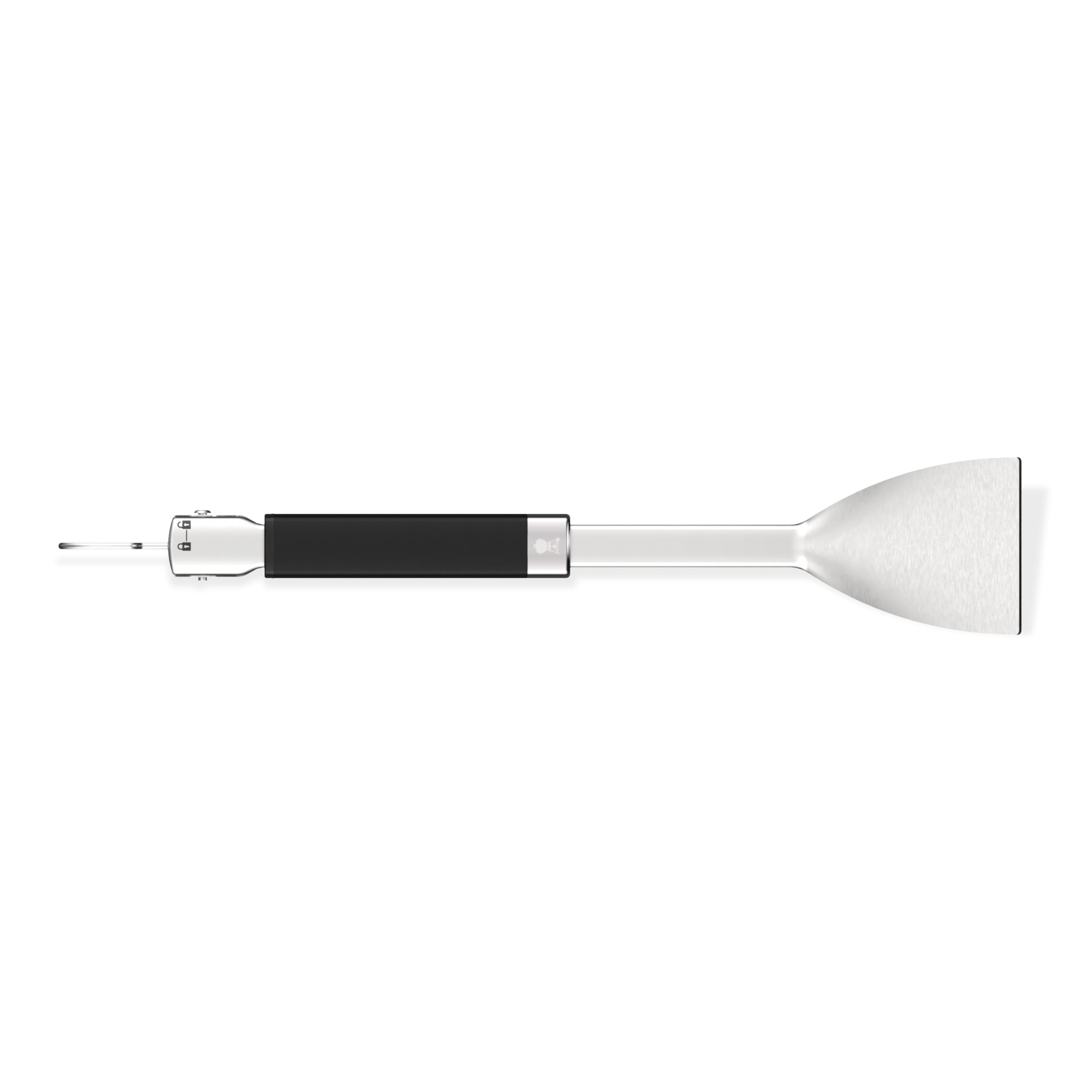 Weber Griddle Flat Grip Tongs - Stainless Steel, Smooth-Surface, Non-Slip Tongs for Turning & Lifting Delicate Foods