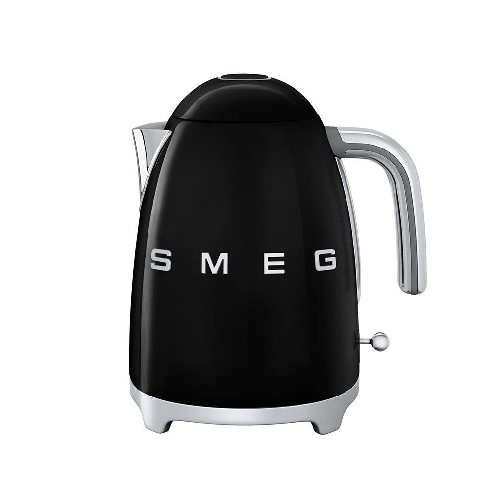 Smeg 50S Style 1.75-Qt. Stainless Steel Variable Temperature Electric Kettle Color: Black