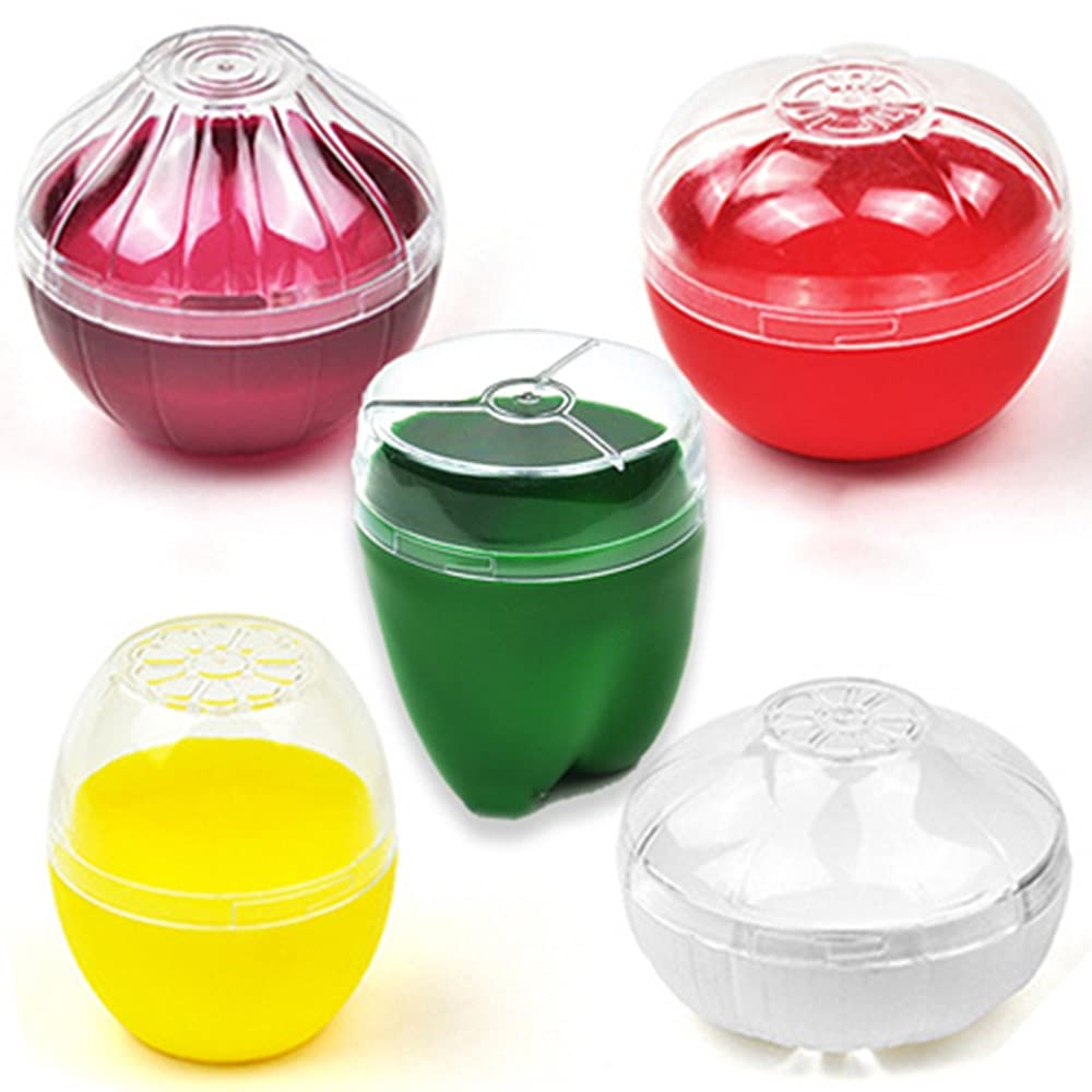 Oukeyi Reusable Fruit And Vegetable Storage Containers Refrigerator Box Storage Bowls Saver Holder Keeper For Onion, Green Peppe