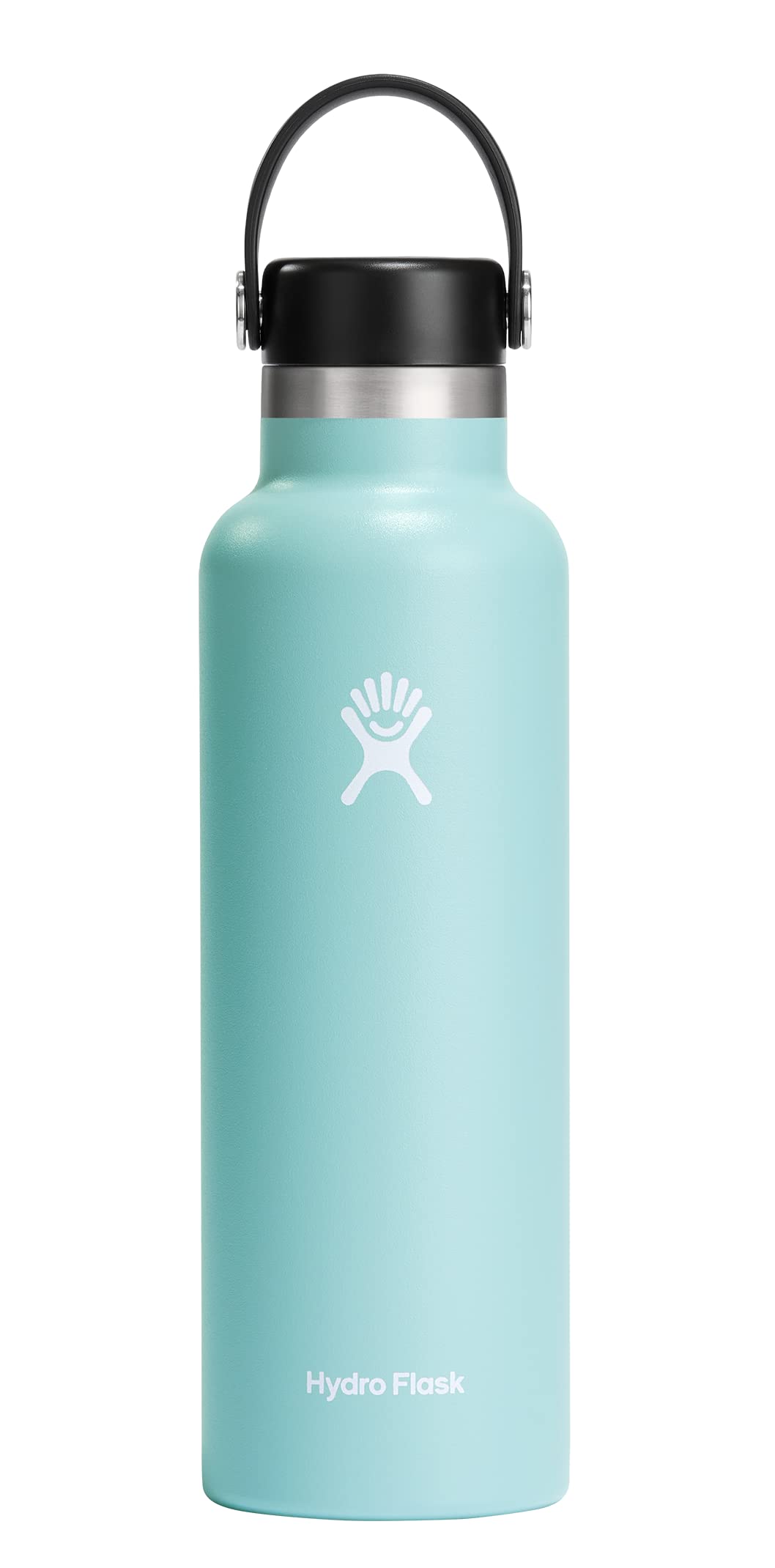 Hydro Flask 21 Oz Standard Mouth With Flex Cap Stainless Steel Reusable Water Bottle Dew -Avacuum Insulated, Dishwasher Safe, Bp