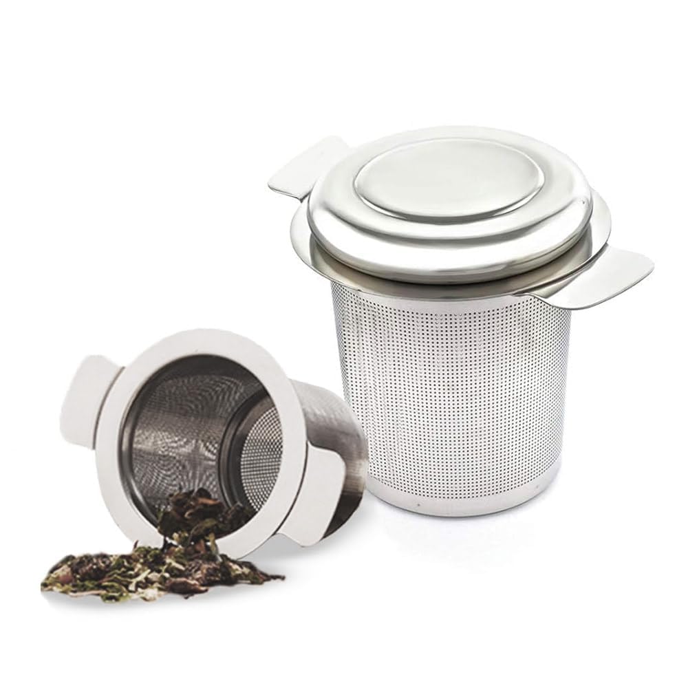 Vahdam, Classic Tea Infuser | Tea Infusers For Loose Tea | 18/8 Stainless Steel Loose Tea Steeper | Best Tea Strainers For Loose