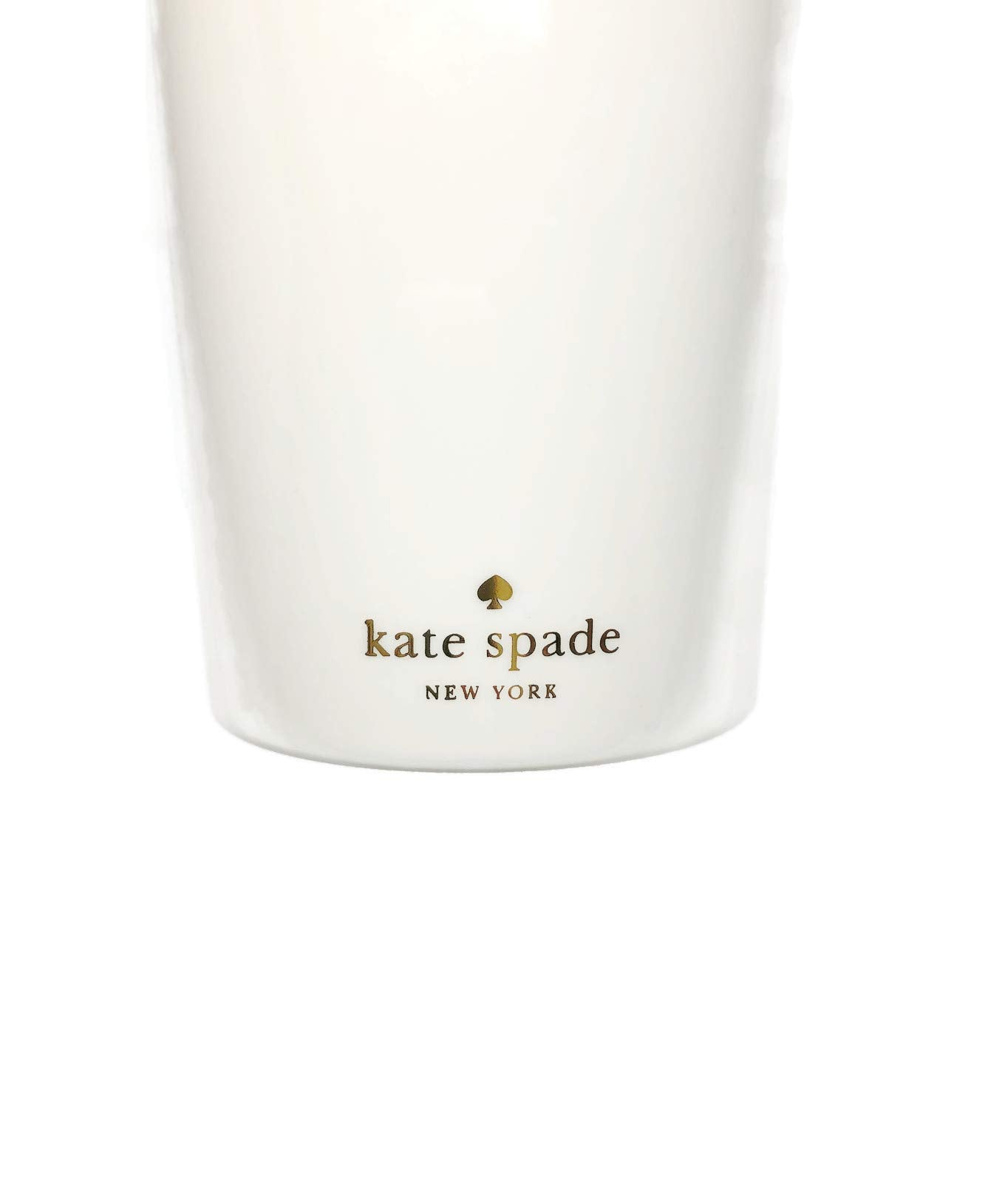 Kate Spade New York Insulated Initial Tumbler With Reusable Straw, 20 Ounce Acrylic Travel Cup With Lid, M (Blue)