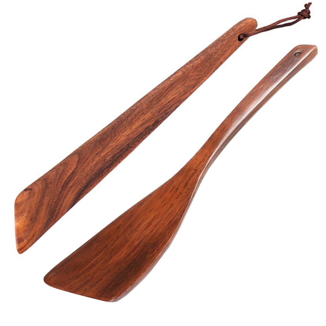Wooden Spatula for Kitchen Cooking Gift Giving Activitie, 2 Pack