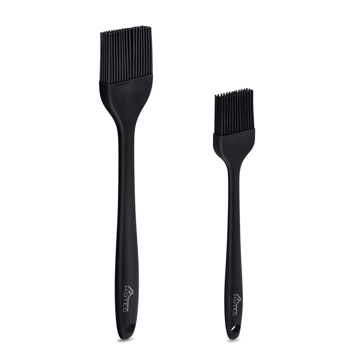 Hotec Basting Brushes Silicone Heat Resistant Pastry Brushes Spread Oil Butter Sauce Marinades For Bbq Grill Barbecue Baking Kit