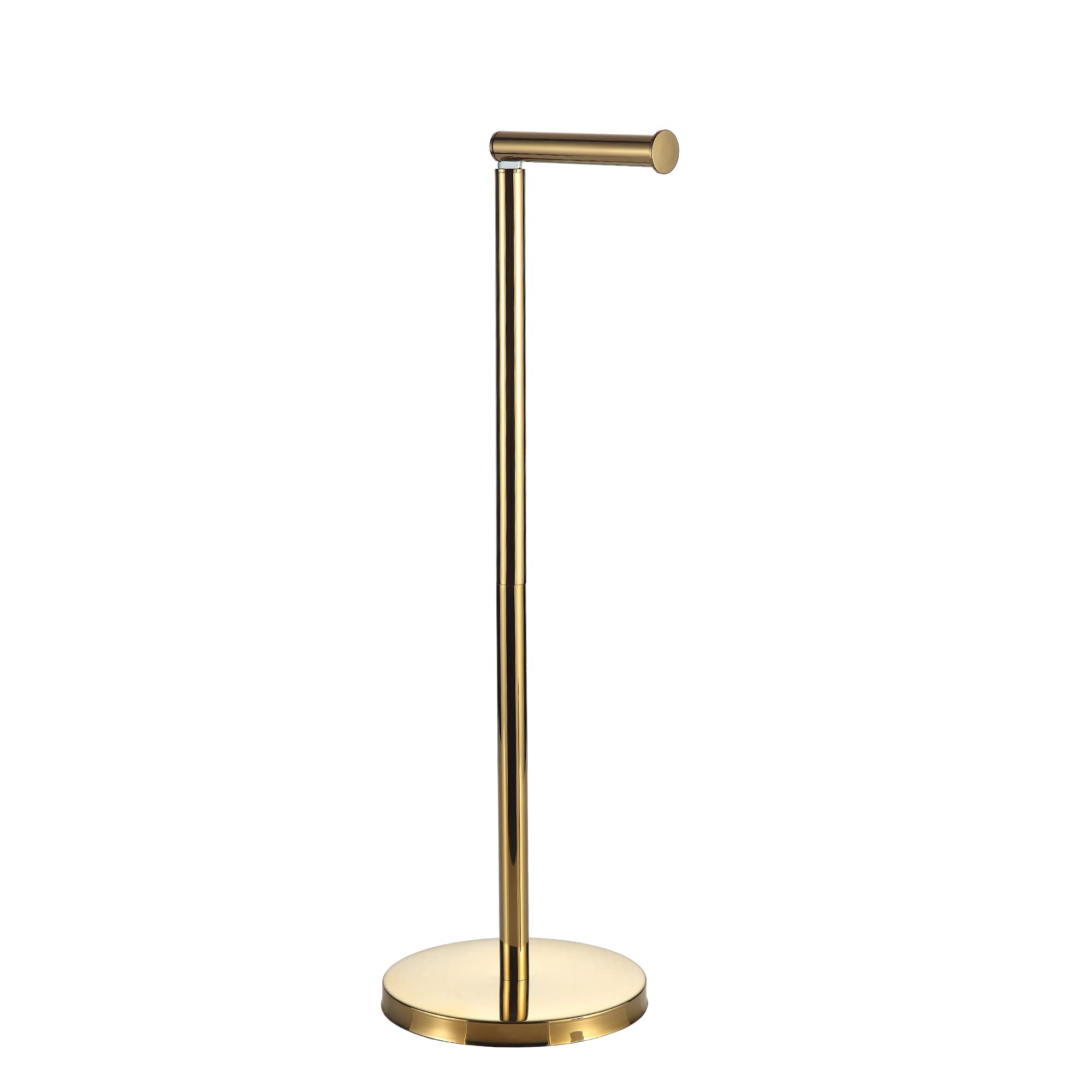 Bgl Freestanding Toilet Paper Holder Gold, Toilet Paper Holder With Reserve Storage Paper Rolls, Toilet Paper Holder On Floor