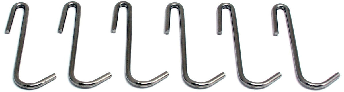 Enclume Essentials Pot Hook, Set Of 6, Use With Pot Racks, Stainless Steel