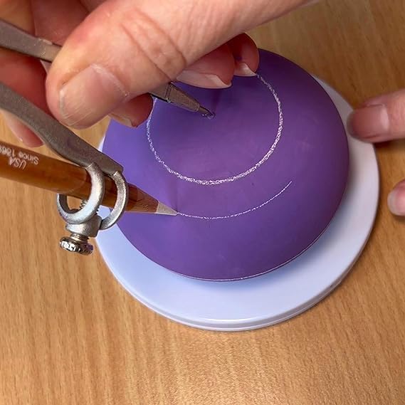 4    - Turntable For Painting - Happy Dotting Company - Best Small Turntable For Dot Art - Must-Have Tool For Mandala Art Stone
