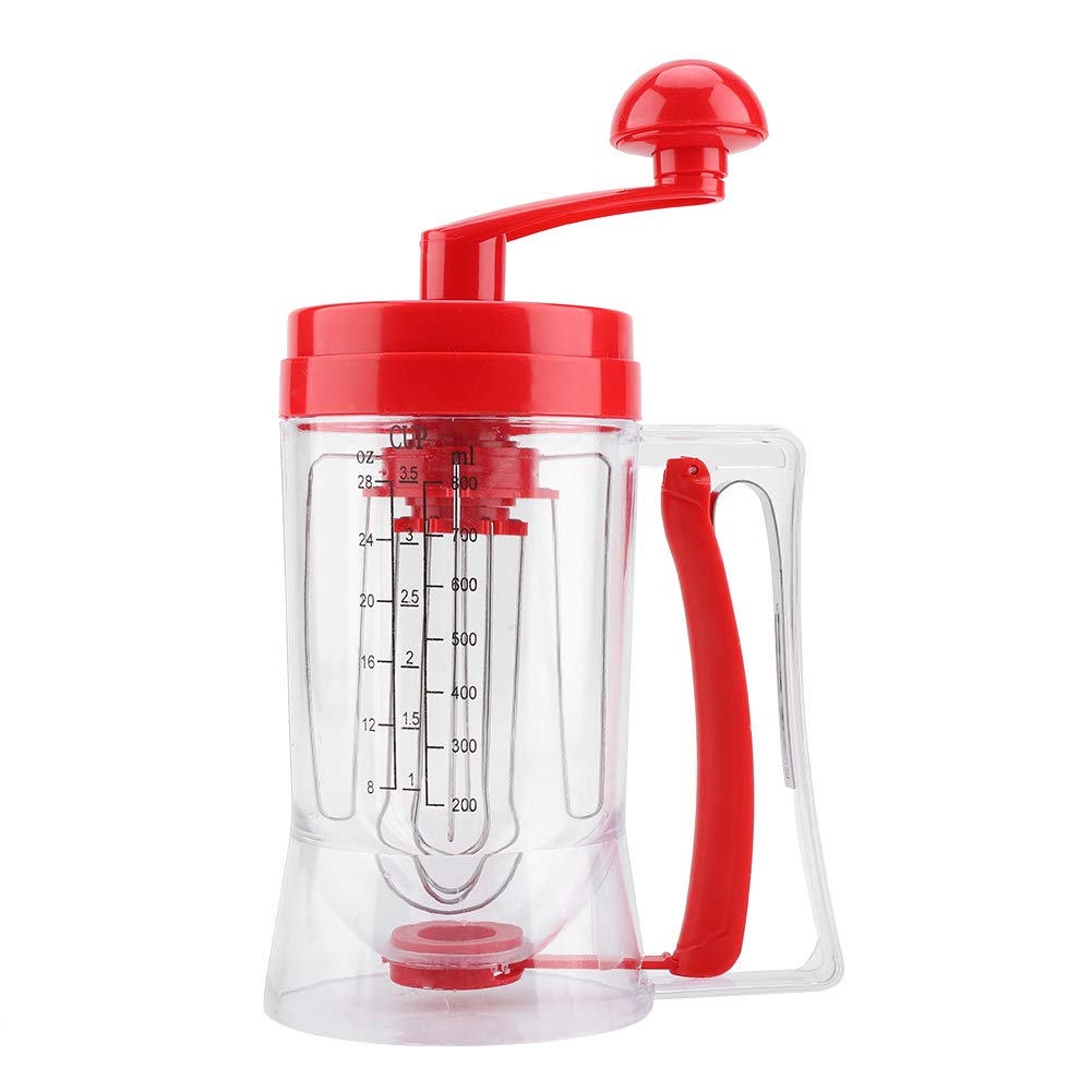 Diydeg Pancake Cupcake Batter Mixer, Manual Batter Dispenser Blender For Baking Tool For Making Cakes Waffles, Batters