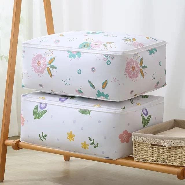 Storage Bags For Blankets And Clothes, Moisture Proof, Waterproof, Washable, Dust Proof Bag For Wardrobe Organizer (2 Bag)