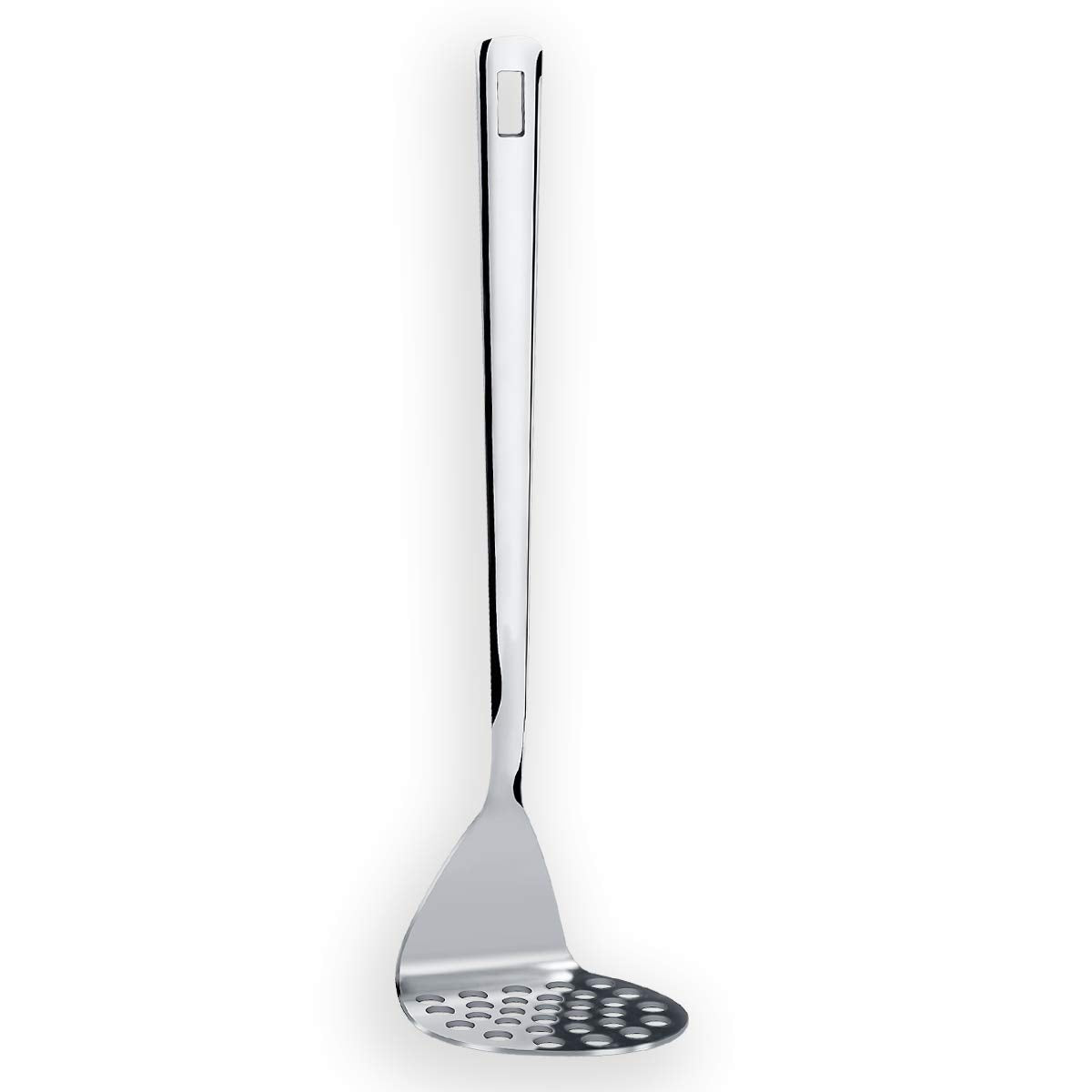 Stainless Steel Potato Masher, Berglander Heavy Duty Metal Potato Ricer, Food Masher Utensil Hand Masher, Vegetables Fruits Vers